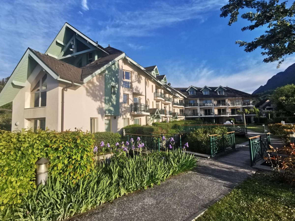 Lac Annecy Plage Privee, Duplex Baie Des Voiles Duingt Exterior photo