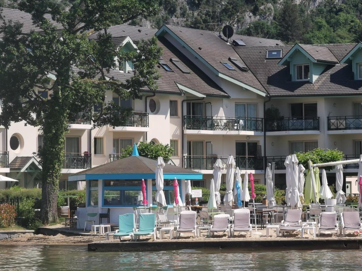 Lac Annecy Plage Privee, Duplex Baie Des Voiles Duingt Exterior photo